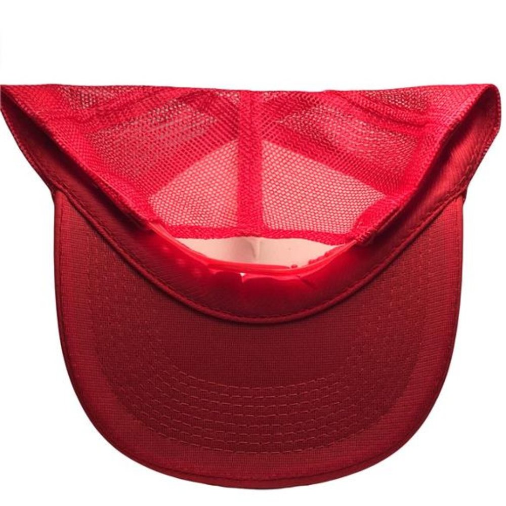 Retro 70s Keep On Truckin' Trucker Hat mesh hat snapback hat red New adjustable - Picture 2 of 3